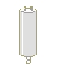 Lighting Capacitor Round with Screw Mount
                          Drawing