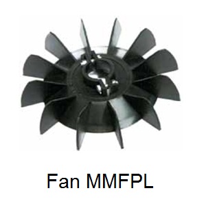 Plastic Fan for Electric Motor Inner Dia 18mm Out Dia 133mm Frame 80 