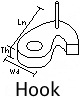 Figure
                  Hook Drawing