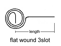 Flat Wound
                3Slot Spring Drawing